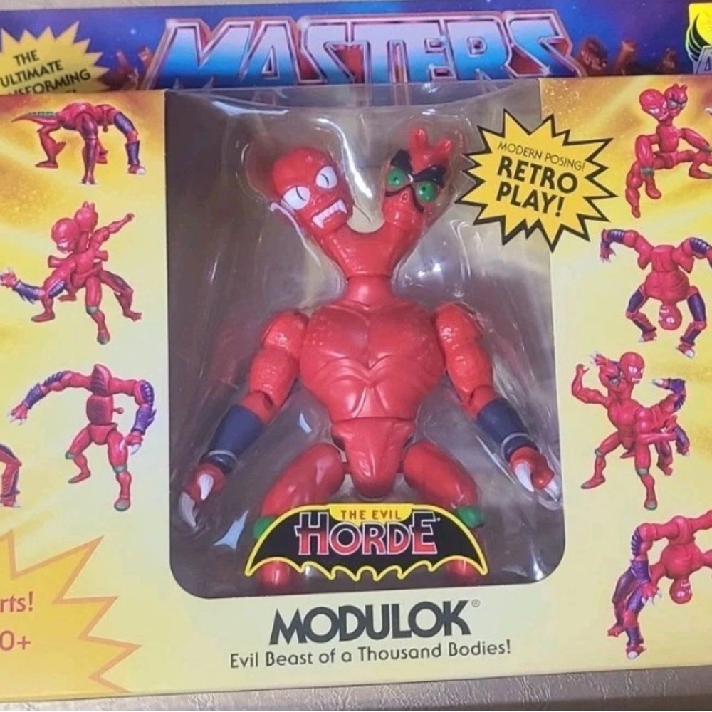 Mattel Red and Green Modulok Horde Action Figure